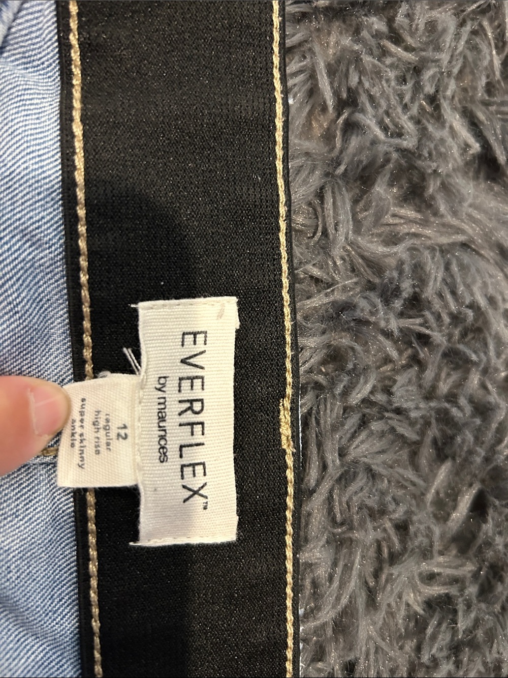 Maurices Light Wash Everflex Super Skinny Jeans - Picture 2 of 4